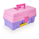 Caja Rosa/Morada para Cosméticos 14", Pretul - Image 3