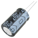 Capacitor Electrolítico 4700uf 25V