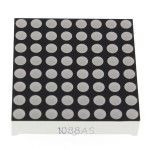 Matriz LED Rojo 8X8, 6X6 CM