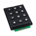 Teclado Matricial 4x3 Color Negro