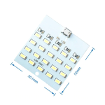 Panel de 20 Luces LED Blanco Frío 5730, 5VDC 430mAh~470mAh, Micro USB - Image 2