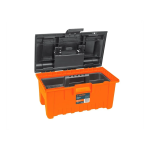 Caja Naranja para Herramientas con Compartimentos 19″ Truper - Image 2