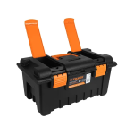 Caja Naranja para Herramientas con Compartimentos 22″ Truper