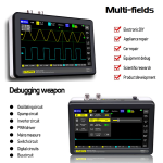 Osciloscopio Digital de 2 Canales, 100 MHz Ancho de Banda Con Pantalla Táctil, FNIRSI ADS1013D - Image 15