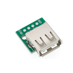Conector USB Hembra 2.0 con PCB