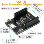 Módulo WiFi + Bluetooth, ESP32 CAM, OV2640 2MP + Shield Micro USB - Image 5