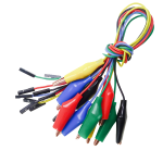 Juego de 10 Cables Puente Hembra a Pinza Tipo Lagarto, P1533LH - Image 2