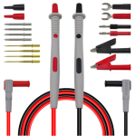Kit de Cables/Puntas de Prueba para Multímetro 1000V 10A, Puntas Cambiables + Conectores, P1503B