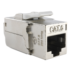 Dado de Red RJ45 CAT6 Blindado, Tipo 110, Plateado NEXXT