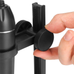 Microscopio Digital Ajustable 1600X, 2MP, 1080P, 8 LED, USB para PC y Smartphone + Soporte Dentado, Color Negro - Image 7