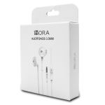 Audífonos Alámbricos con Plug 3.5mm, Color Blanco, AUT122