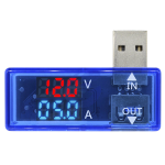 Probador de Voltaje USB 2.0, 4.5-18VDC, Color Azul