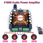 Placa Amplificadora de Potencia de Audio para Carro, 4X50W, Clase AB, 4 canales, Bluetooth 5.0, XH-A393 - Image 2