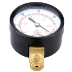 Medidor de Presión de Vacío Portátil de Doble Escala ¼” NPT -30HG/0PS - Image 3