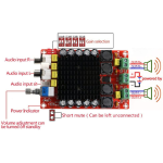 Placa Amplificadora de Audio Estéreo de Doble Canal, 14-34VDC TDA7498, 2X100W, XH-M510 - Image 3