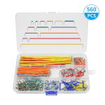 Kit de 560 Puentes de Distintas Medidas para Protoboard