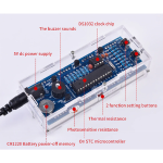 Kit de Reloj Electrónico para Armar, con Control de luz y Temperatura, Color Blanco - Image 4