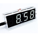 Kit de Reloj Electrónico para Armar, con Control de luz y Temperatura, Color Blanco - Image 2