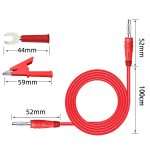 Kit de Cables para Multímetro Tipo Banana + Pinzas, P1041B - Image 4