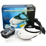 Lámpara de Cabeza con 5 Lupas Espejo y 2 Led, MG81001-H