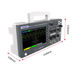 Osciloscopio Digital de 2 Canales, 100MHz, 1GSa/s, DSO2C10 Hantek - Image 7