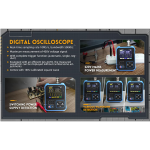 Osciloscopio Digital Portatil, con Probador de Transistores y Generador de Señal 3 en 1, Ancho de Banda de 500 KHz, pantalla LCD de 2.4”, FNIRSI DSO-TC3 - Image 6