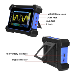 Osciloscopio Digital de 2 Canales con Pantalla Táctil, 110MHz, 250MS/s, TO1112 Hantek - Image 9