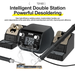 Estación para Soldar Doble Ajustable de 60W, GVM T210D - Image 3