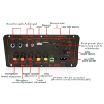 Placa Amplificadora de Audio, Bluetooth 5.0 de 300W, D300 - Image 2