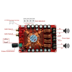 Placa Amplificadora de Potencia de Audio Digital, 2X160W, TDA7498E - Image 3