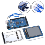 Placa compatible con Arduino Mega Genérico 2560 + Pantalla TFT de 3.2” + Shield para Pantalla TFT 3.2”