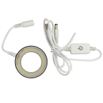 Lampara LED Ajustable para Microscopios, Color Negro, Sunshine SS-033C