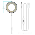 Lampara LED Ajustable para Microscopios, Color Negro, Sunshine SS-033C - Image 4