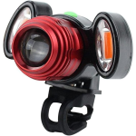 Linterna Recargable para Bicicleta con 3 Luces