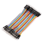 Kit de 40 Cables Puente Macho-Macho 10 cm
