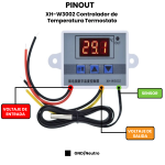 Controlador Digital de Temperatura para Incubadora 110-220VAC, XH-W3002 - Image 2