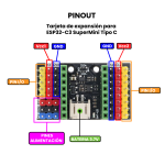 Shield de Expansión para ESP32-C3 Super Mini - Image 4