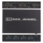 Conmutador KVM 4K/2K, Compatible con HDMI @ 30Hz