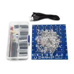 Cubo de Led 3mm, 8X8X8, Color Azul - Image 4