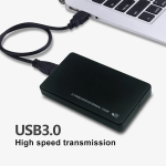 Enclosure HDD Sata y SSD de Plástico para Disco Duro 2.5″ USB 3.0, Soporta 4 TB, Color Negro - Image 2