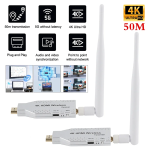 Par de Extensores Inalámbricos Compatibles con HDMI 1080P, Hasta 50 Metros, Color Plateado - Image 3