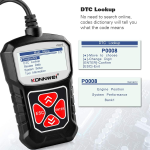 Escáner Automotriz OBD2, Color Negro, KW310 - Image 4