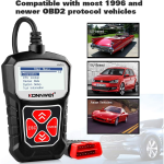 Escáner Automotriz OBD2, Color Negro, KW310 - Image 3