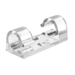 Organizador de Cables Tipo Clip, Transparente