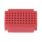 Mini Protoboard de 55 Puntos, Color Rojo, ZY-55