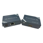 Par de Extensores Compatibles con HDMI 1080P, Hasta 60 Metros para Cable Ethernet CAT6, Color Azul
