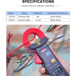 Pinza Amperimétrica Digital de Alta Sensibilidad, UNI-T UT251C - Image 4