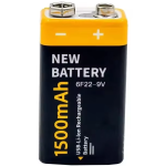 Batería Recargable 9VDC 1500mAh, USB Tipo C