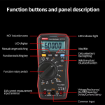 Multímetro Digital con Bluetooth Autorango, UNI-T UT117C - Image 3