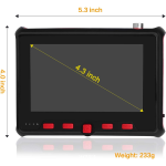 Probador de Audio y Vídeo para Cámaras de Seguridad CCTV, HD-6300AP - Image 2